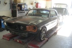 1966 Ford Mustang Collision